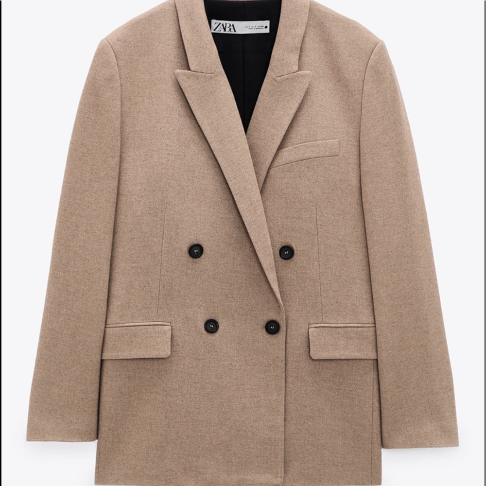 Zara Tan Blazer - Picture 6 of 16